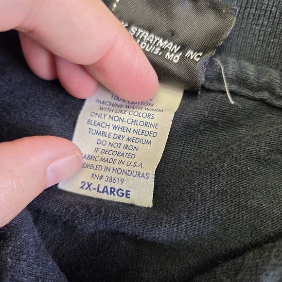 Vintage Harley-Davidson Shumate Kennewick WA Pocket Polo Shirt Mens 2XL Black - Picture 6 of 6